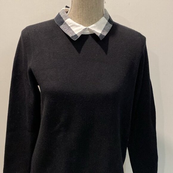 Adrienne Vittadini Black & White Sweater Size Medium - Picture 10 of 15